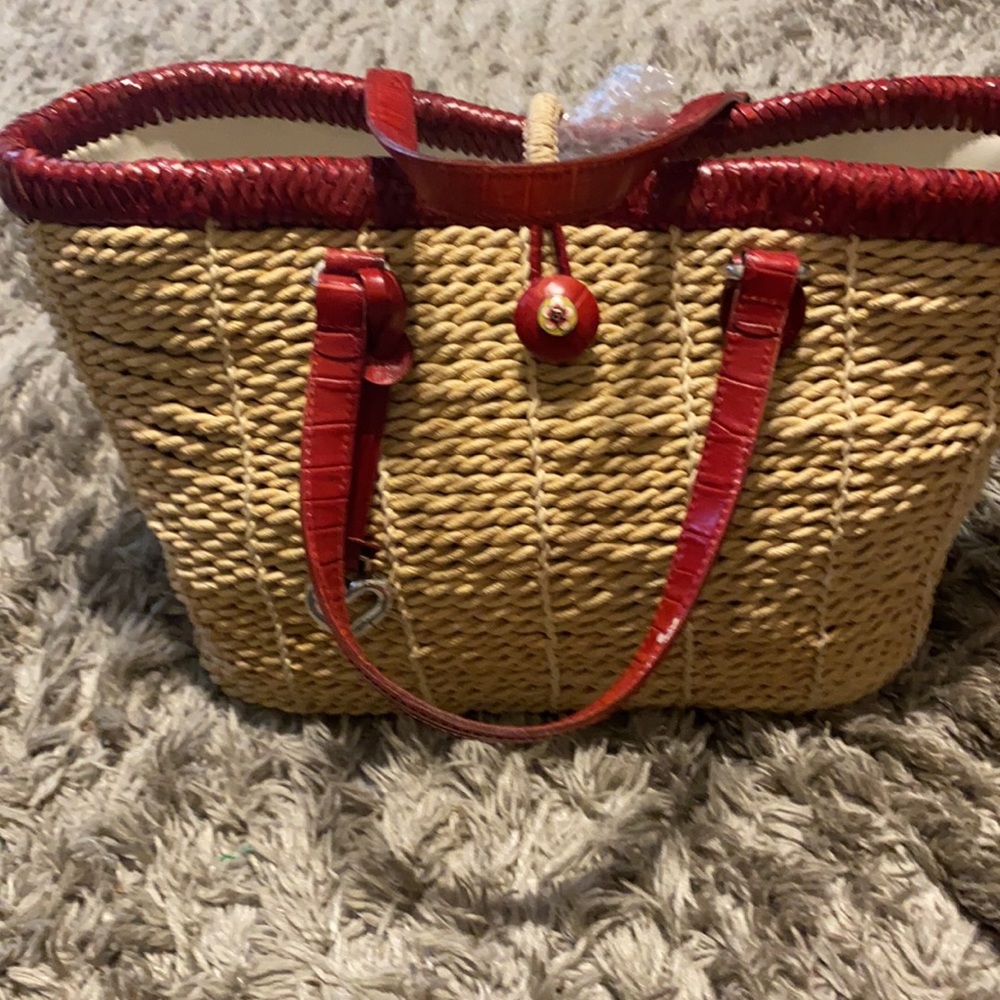 Brighton straw style purse